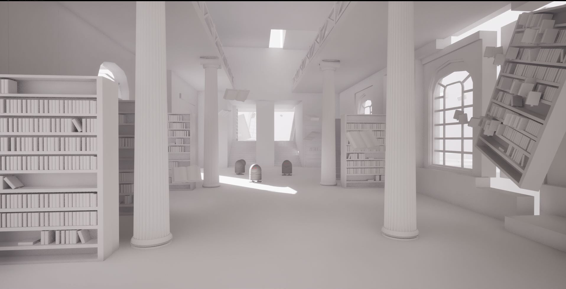 Lösning av uppgiften "Floating Islands" av studerande på Level Design Utbildningen