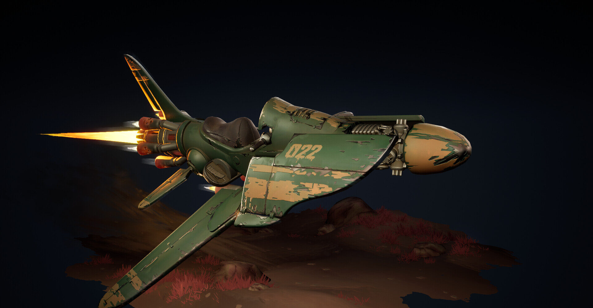 Student artwork - a model of an airplane